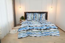 Bavlněné povlečení BASIC 4dílné LASTA modré