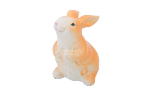 Keramická dekorace ZAJÍČEK hnědý