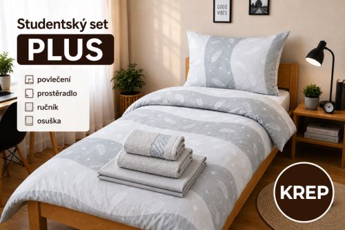 Studentský set PLUS BINALA šedý