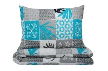 Krepové povlečení NIKA petrolejové (1)