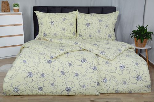 Povlečení mikrosatén MERA smetanové