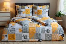 Bavlněné povlečení PLUS NIKA žluté