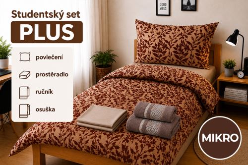 Studentský set PLUS LONA hnědý