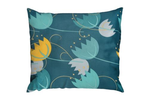 Povlak mikro BASIC 40x40 cm TULIPA petrolejové
