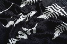 Krepové povlečení mikro BASIC SARKA černé (2)