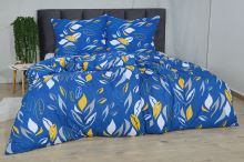 Povlečení mikrosatén 4dílné REZILA modré