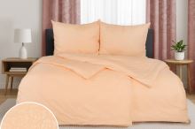 Povlečení DAMAŠEK mikro MAVA broskvové