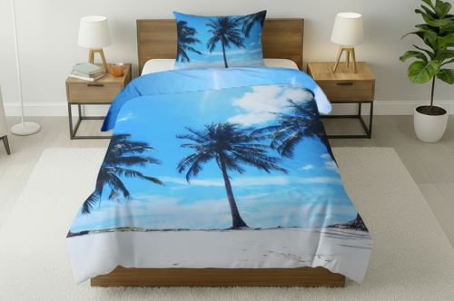 Povlečení fototisk mikrovlákno PALMY