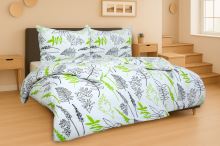 Povlečení MUŠELÍN mikro FOGERA limetkové