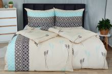 Bavlněné povlečení PLUS prodloužené ALOSA béžové (1)