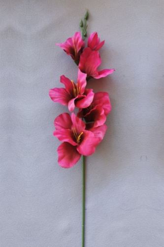Umělé kvítí GLADIOLA růžová