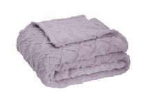 Mikroflanelová deka MODA lila 150x200 cm (3)