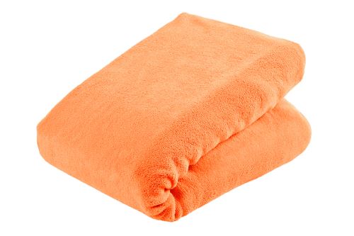 Mikroplyšové prostěradlo MOA 180x200 cm meruňkové