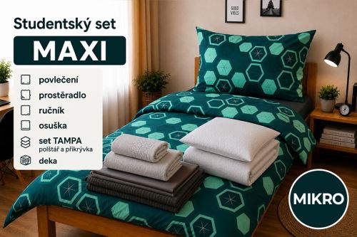 Studentský set MAXI VINKA tyrkysový