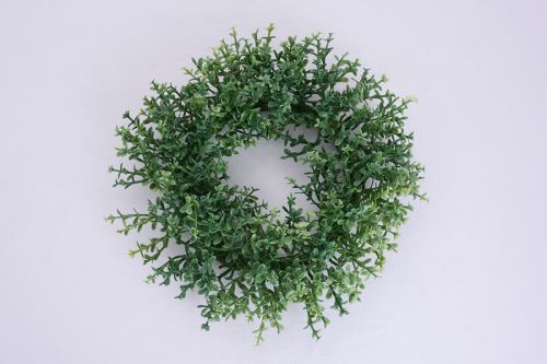 Věneček z umělého kvítí LÍSTEČKY