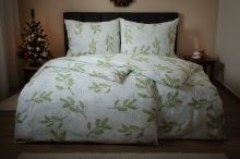 Vánoční Bavlněné povlečení BASIC MENDA bílé (9)