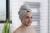 Rychleschnoucí turban na vlasy RENA světle šedý