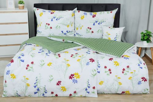 Jarní Krepové povlečení PLUS KETA žluté