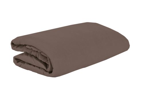 AKCE! Jersey prostěradlo EKONOM 90x200 cm hnědé