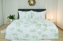 Vánoční Bavlněné povlečení BASIC MENDA bílé (8)