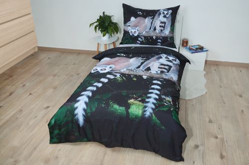 Povlečení fototisk mikrovlákno LEMUR