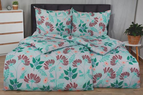 Bavlněné povlečení BASIC 4dílné NIVA šedé