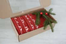 Dárkový balíček ručníku a osušky HELIX vínový