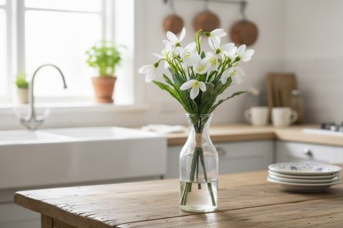 Umělé kvítí SNĚŽENKY