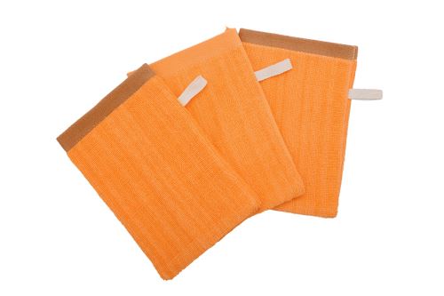 Froté žínka MIX ORANŽOVÁ