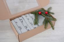 Dárkový balíček ručníku a osušky HELIX šedý