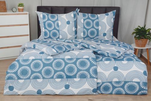 Jarní Bavlněné povlečení PLUS ZITA modré