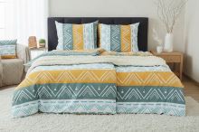 Jarní Bavlněné povlečení PLUS KOMA okrové (6)