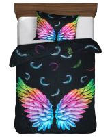 Povlečení mikrosatén EXCLUSIVE KŘÍDLA (3)