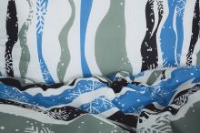 Vánoční Bavlněné povlečení BASIC LASTA modré (4)