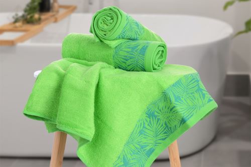 Bambusový ručník PALMA limetkový