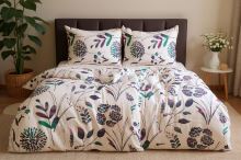 Povlečení MUŠELÍN mikro SINA fialovorůžové