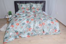 Bavlněné povlečení BASIC LAURENA šedé (1)