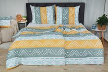 Jarní Bavlněné povlečení PLUS KOMA okrové (5)