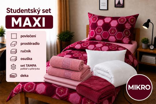 Studentský set MAXI VINKA vínový