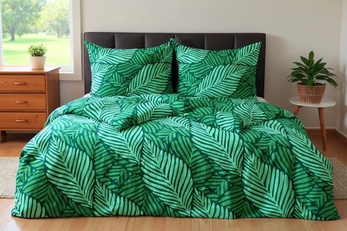 Povlečení mikrosatén LEGA zelené