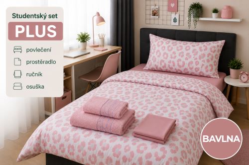 Studentský set PLUS PARDA starorůžový