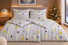 Bavlněné povlečení LAUFA žluté