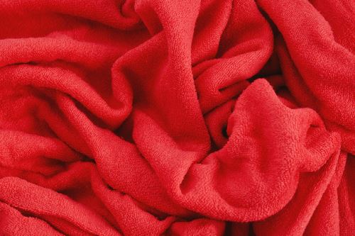 TOP Q froté prostěradlo ČERVENÉ 180x200 cm