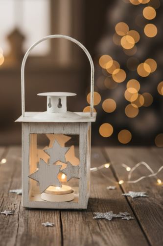 Kovová lucerna HVĚZDY