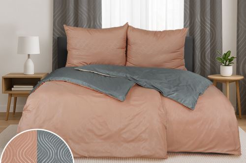 Povlečení DAMAŠEK mikro prodloužené LAMZA