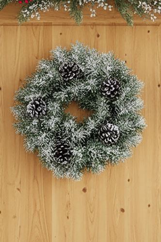 Věnec CHVOJOVÝ zasněžený