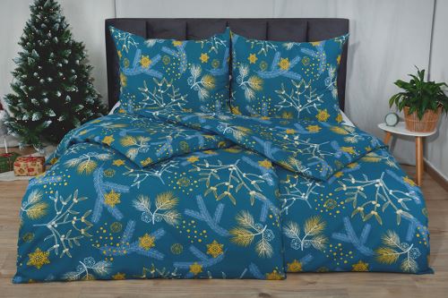 Bavlněné povlečení PLUS NALA modré