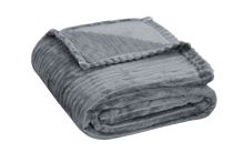 Deka mikroflanel ZORA tmavě šedá