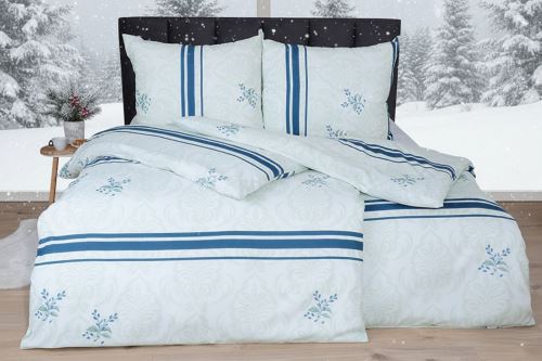 Jarní Bavlněné povlečení BASIC LAGIRI modré