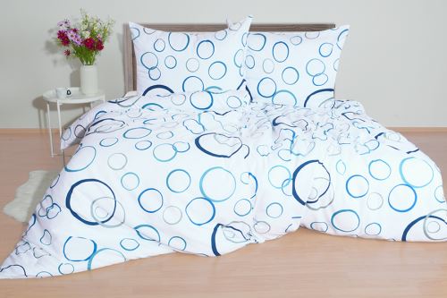 Povlečení mikrosatén 4dílné LESPRI tyrkysové